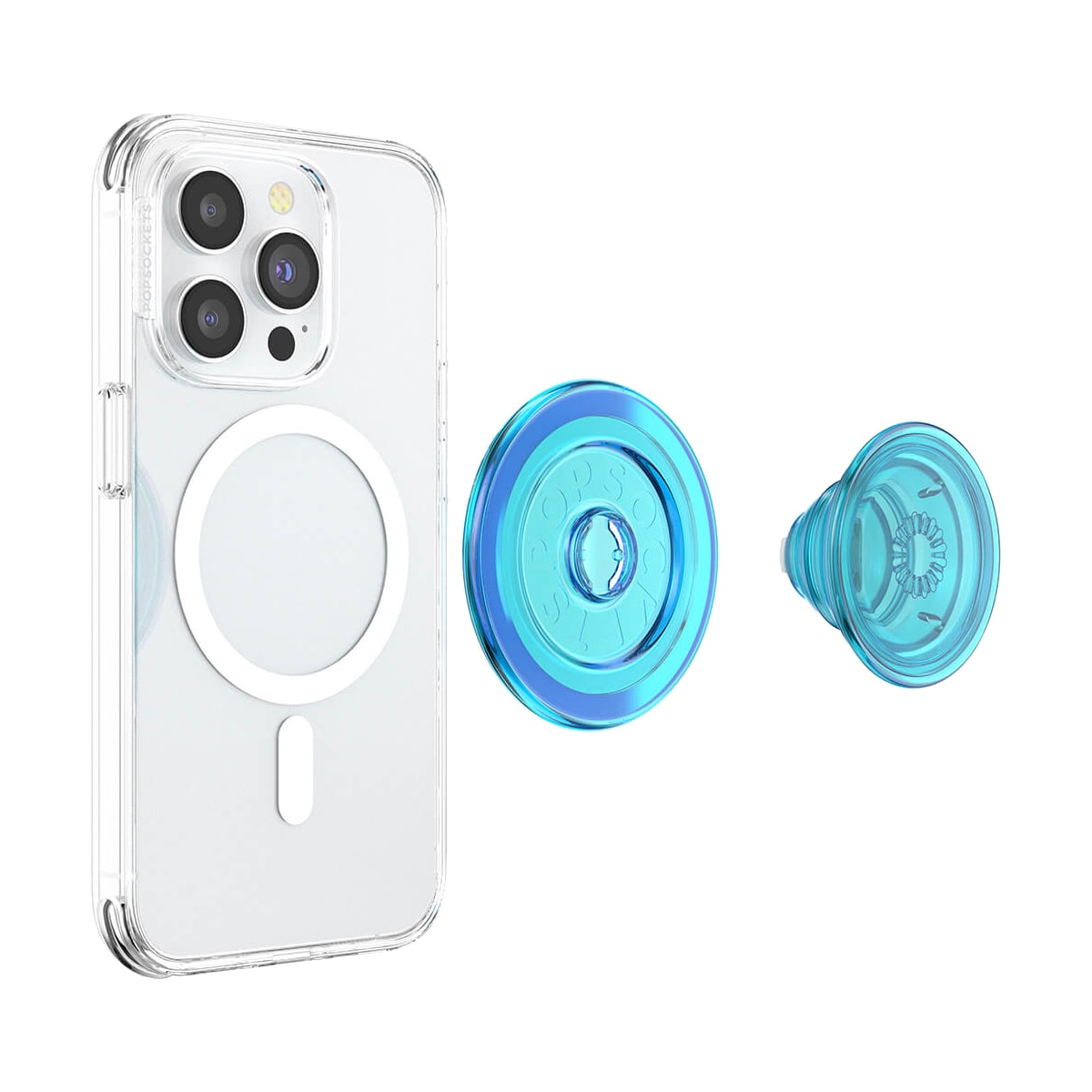 Popsockets PopGrip for MagSafe telefongrep (blå)
