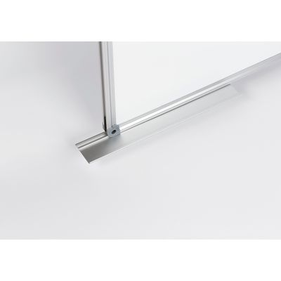 DAHLE - Tableau blanc laqué 30 x 45 cm - magnétique - cadre alu renforcé