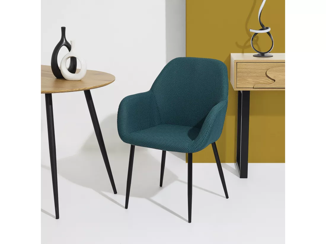 Fauteuil Atome Bleu - Lot de 2