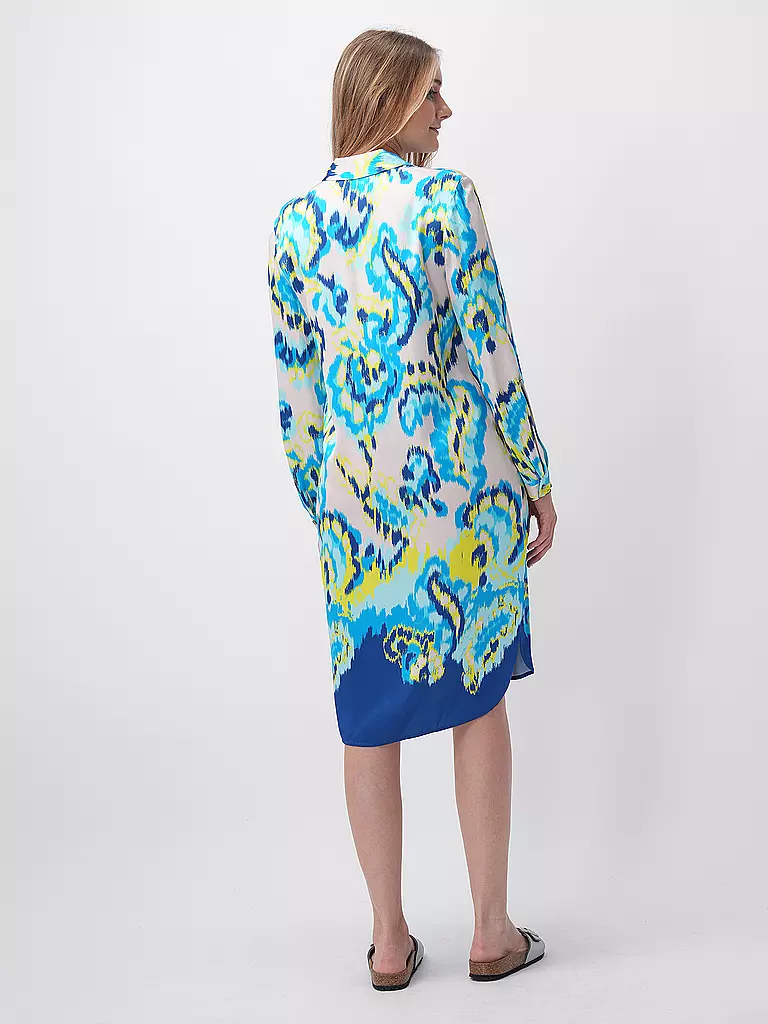 COMMA Midikleid blau