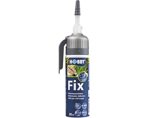 Fix onderwaterlijm HOBBY 80 ml zwart