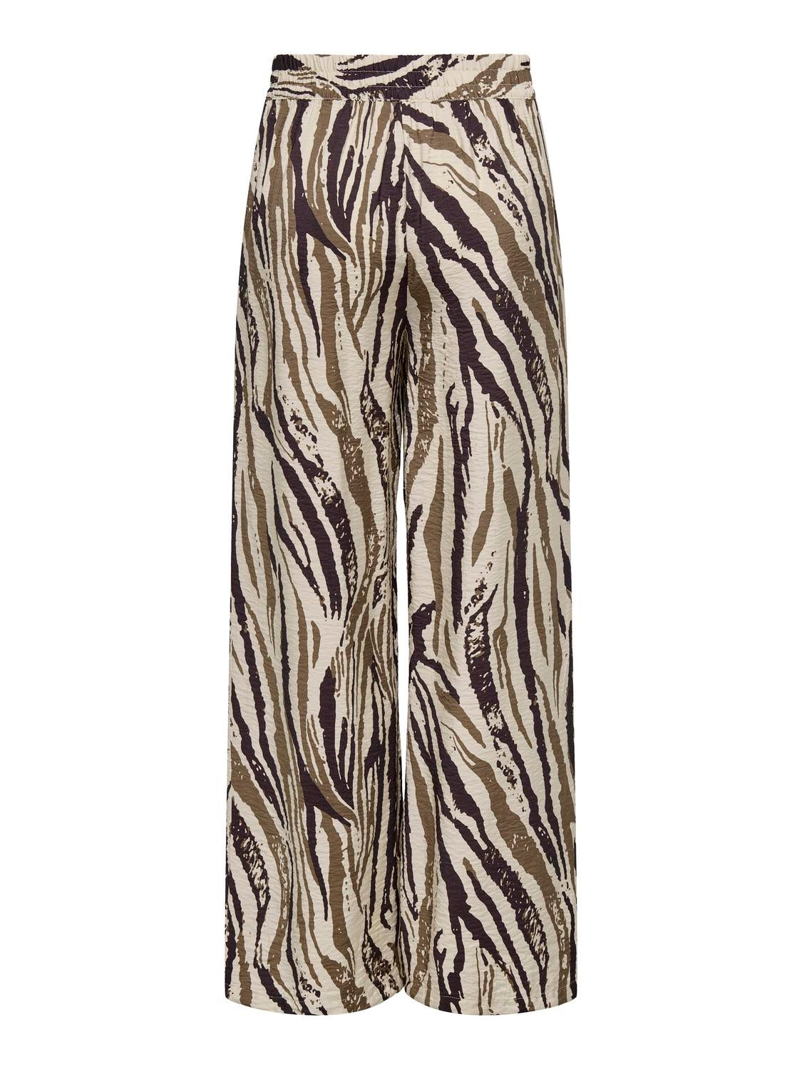 JDYTROYA Mittlere Taille Gerade geschnittener Slim Fit Hose Birch