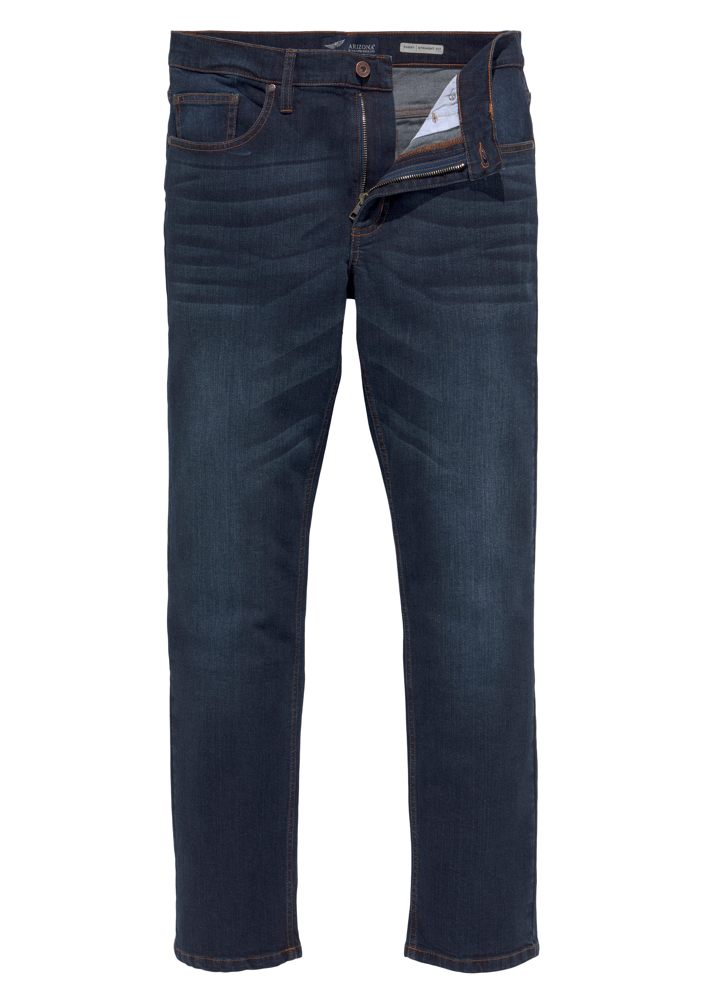 Arizona Stretch-Jeans , gerade Beinform,  niedrige Leibhöhe,  mit Gürtelschlaufen