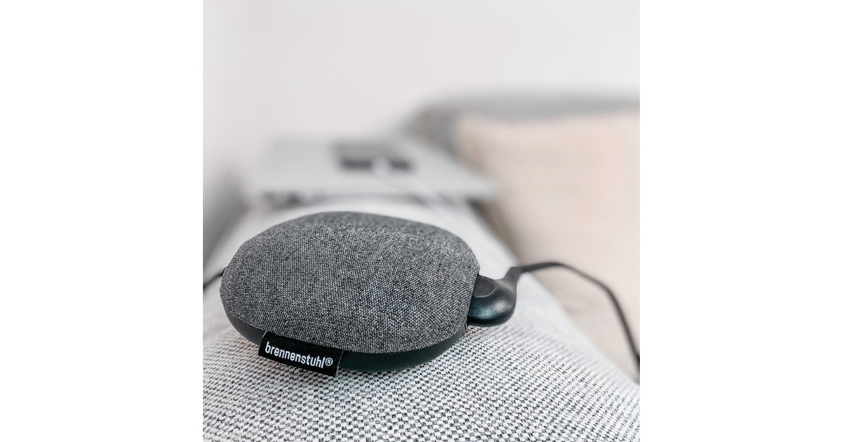 BrennenstuhlEstilo laadstation met textieloppervlak stekkerdoos  (Antraciet/zwart, 3 meter kabel, 1x Eurostekker, 2x USB-lader)