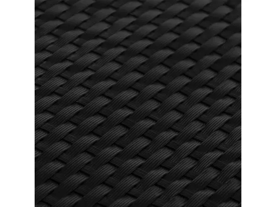 Paravent de balcon noir 400x90 cm résine tressée