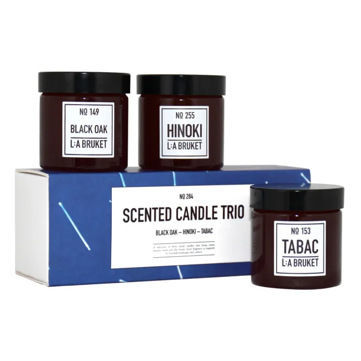 L:A BRUKET Coffret Trio de bougies N°284