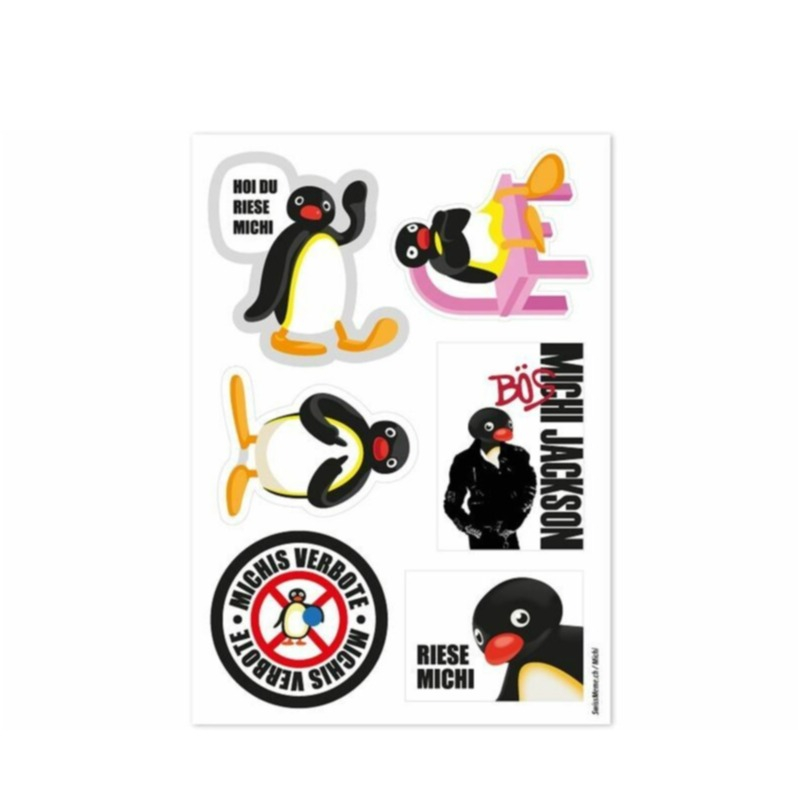 A6 Lustiger Sticker Bogen Wasserfeste Aufkleber Meme Abziehbilder für Auto / Koffer / Laptop / Spiegel (089.03) - Michi