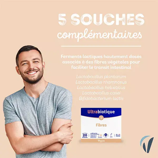 Nutrisanté Ultrabiotique Fibras 10 bastões