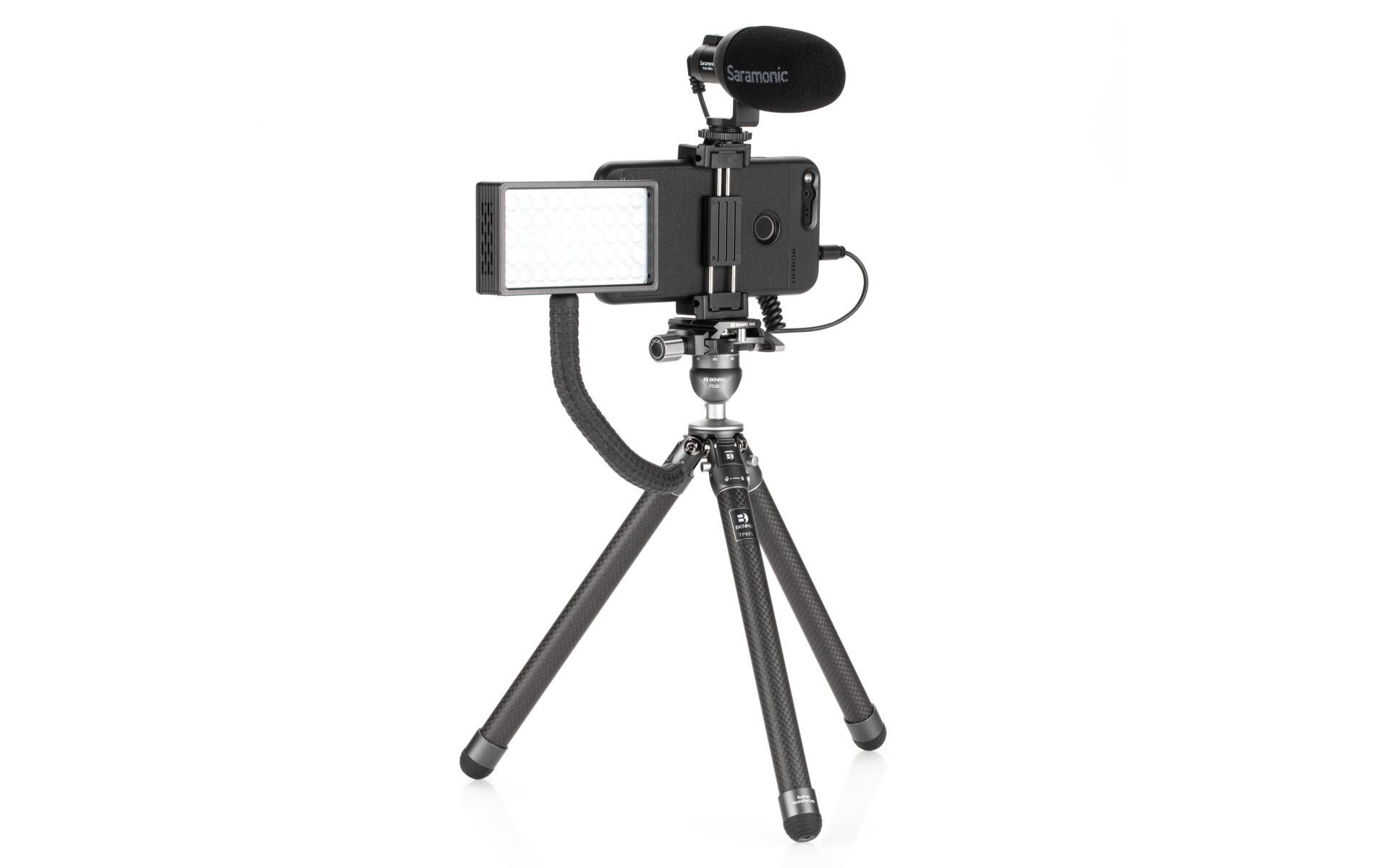 Tischstativ TablePod FLEX Kit Carbon<br>Flexibles, biegsames Carbonfaser-Stativ mit professionellen Eigenschaften