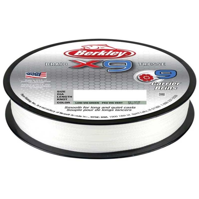 Tresse Berkley X9 Braid Crystal - 300M