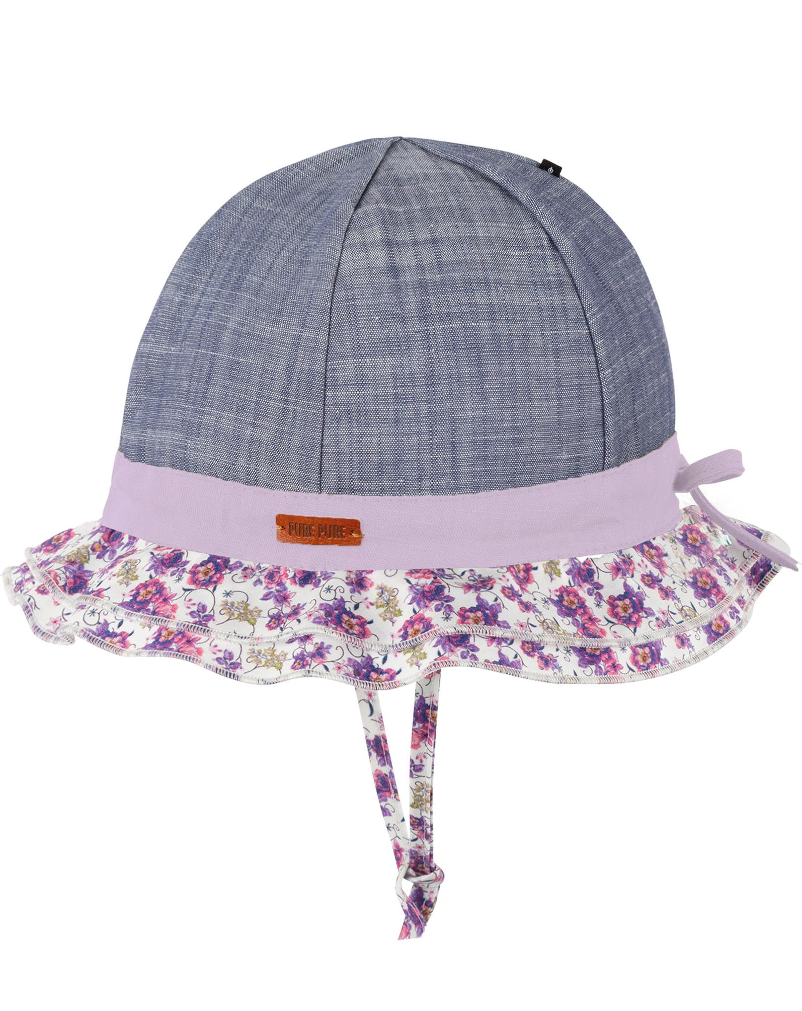 Sommerhut BLOOMING MINI in jeansblau