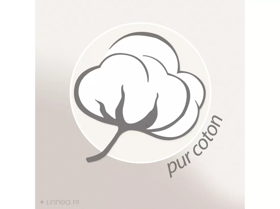 Housse de couette uni 300x300 cm coton ALTO Blanc