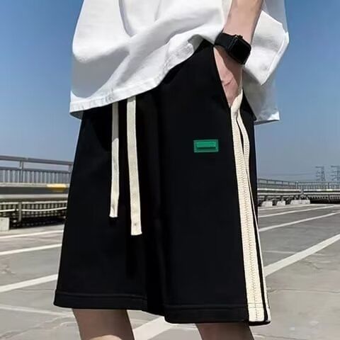 Blueforce - Gestreepte shorts met trekkoordtaille