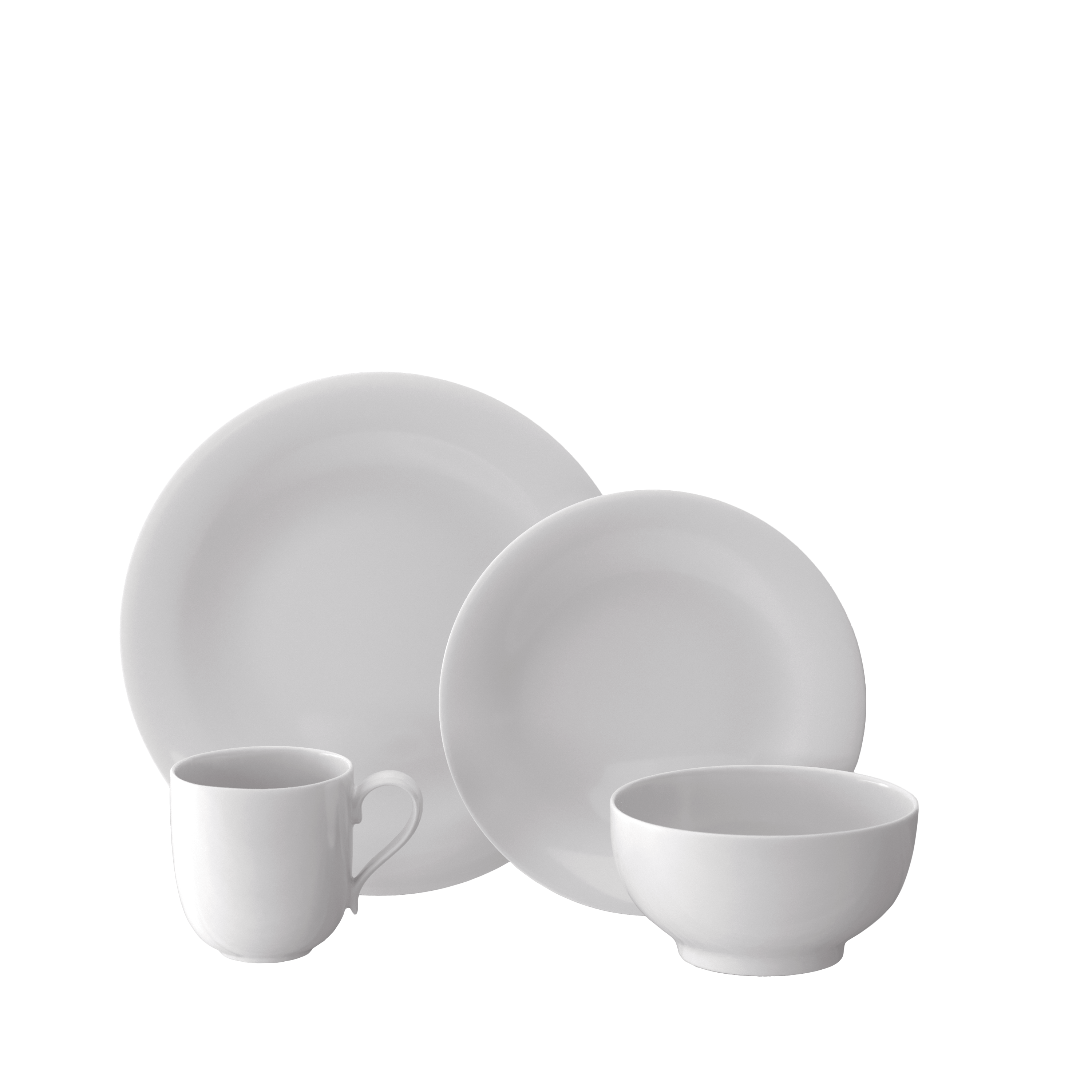 New Cottage Starter set White, Premium Porcelain
