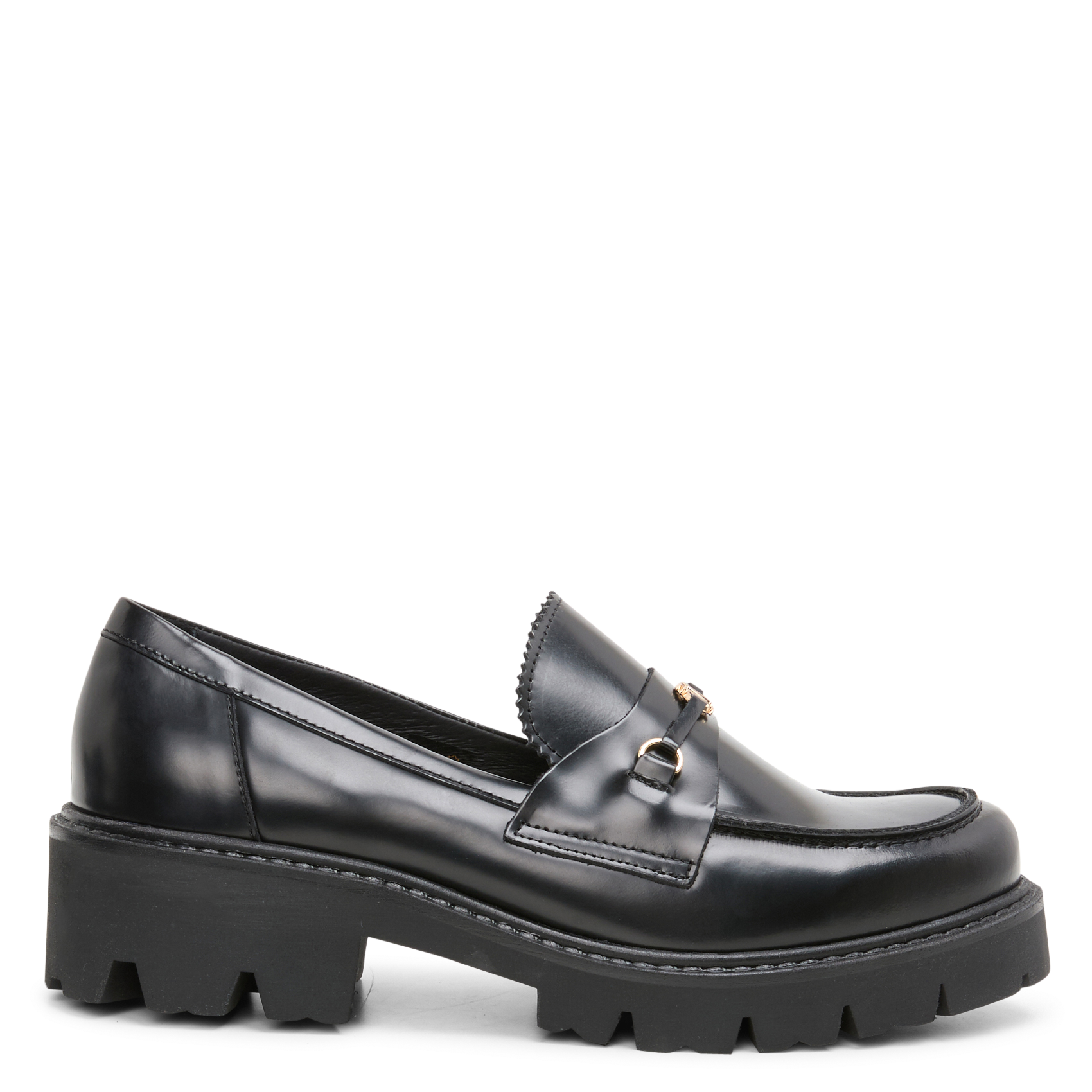 Mocassins en cuir | Noir