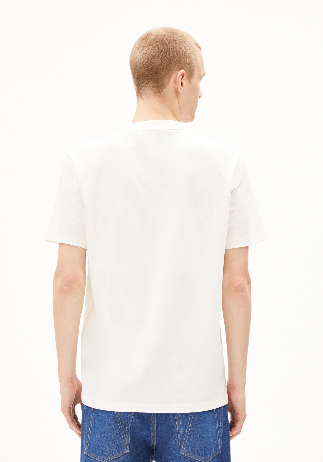 Armedangels T-Shirt Maarkos Iconic Å Light Oatmilk