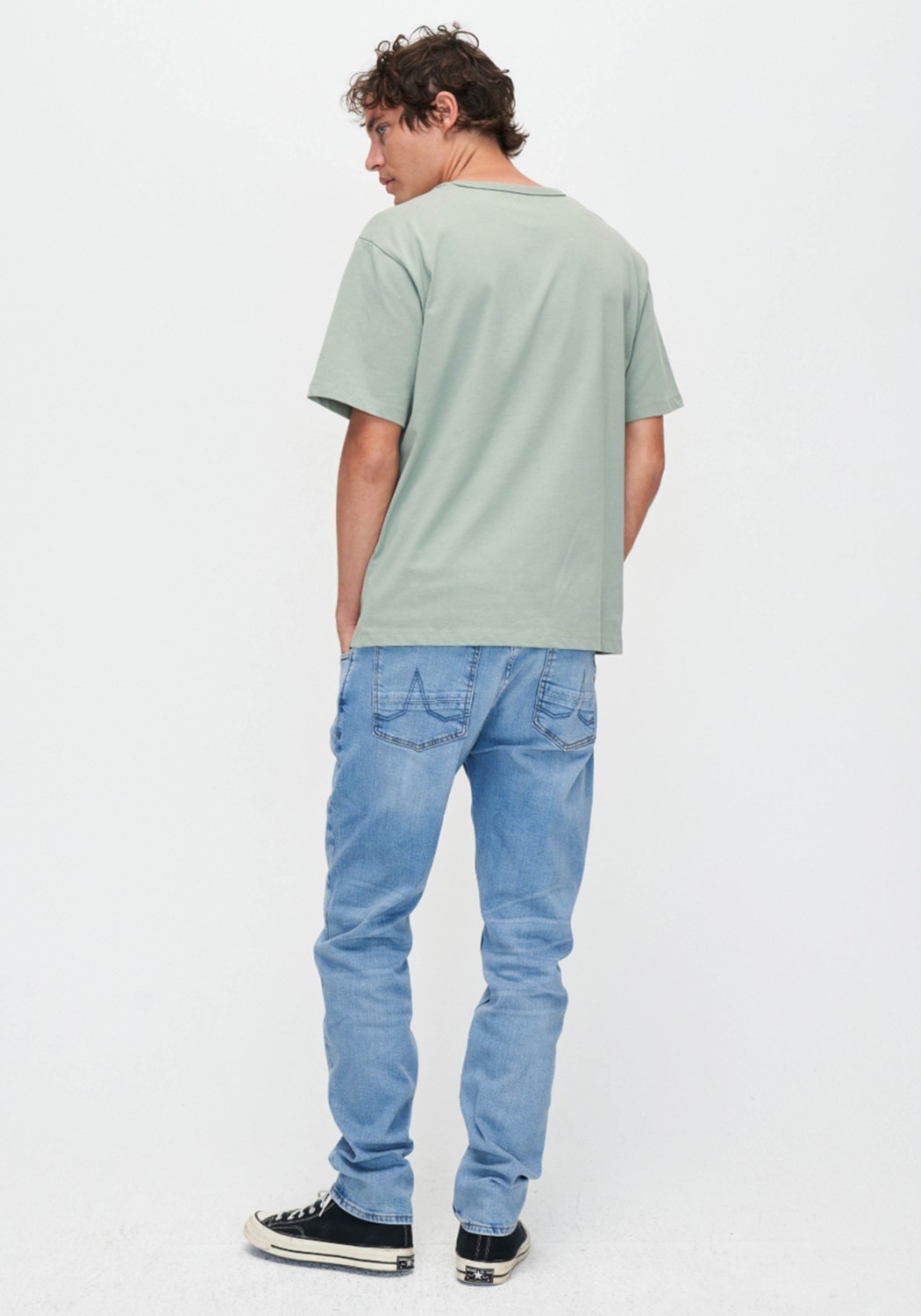 Kuyichi Herren-Jeans Jim Regular Slim Bright Blue