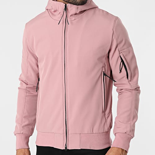 Veste Zippée A Capuche Rose