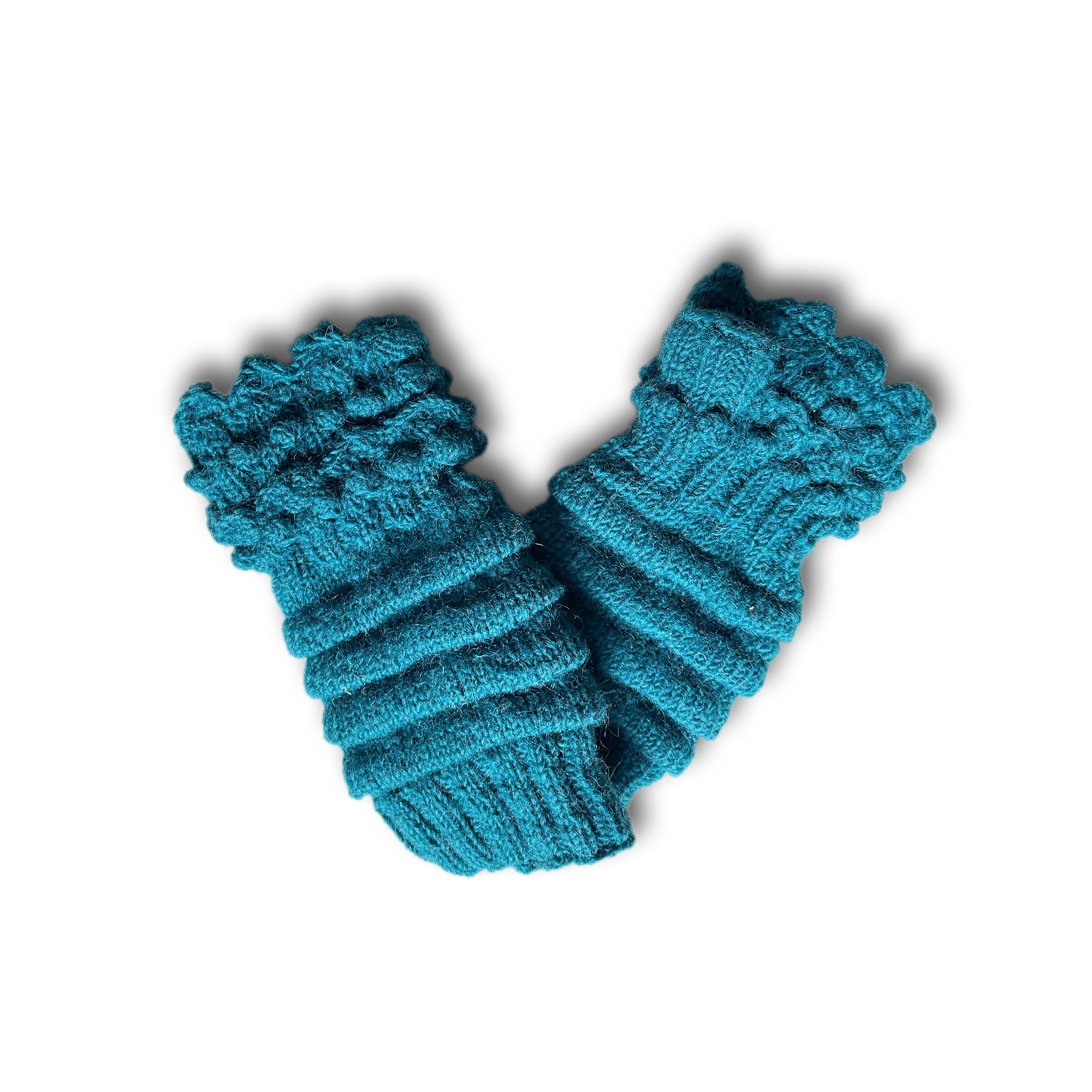 Pulswärmer blau geriffelt günstig bestellen