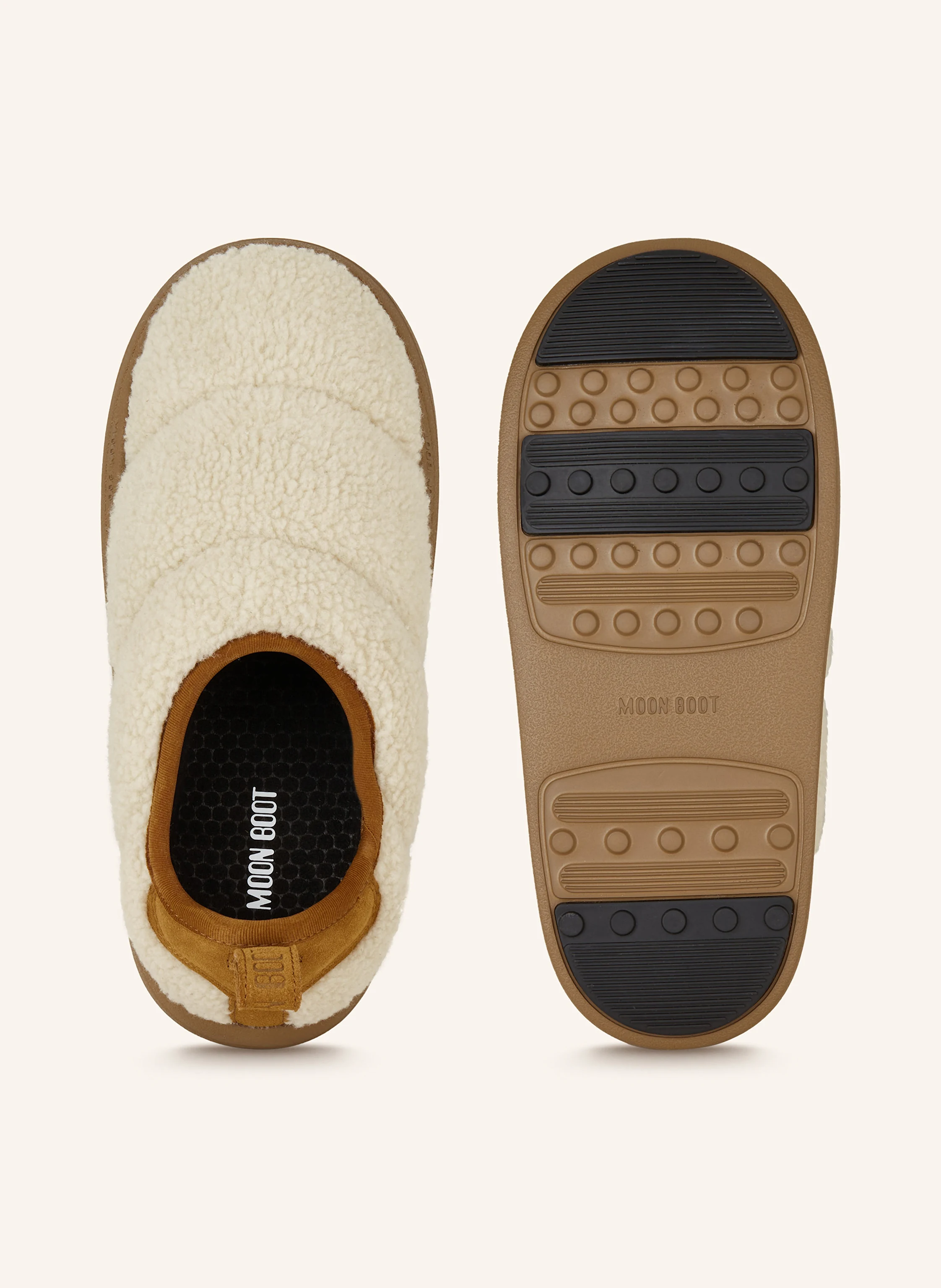 MOON BOOT Plateau-Slipper PARK PUFFER FLEECE
