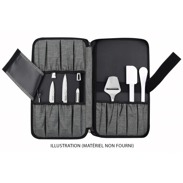 Mallette Wusaki vide pour couteaux 21 places en polyester Wusaki