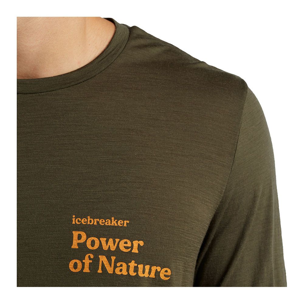 Icebreaker TECH LITE II MERINO - Tee-shirt Homme loden