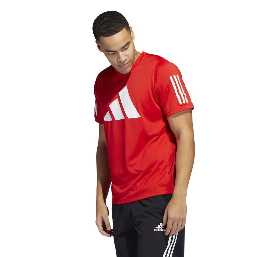adidas T-shirt d'Entraînement Freelift - Rouge/Blanc