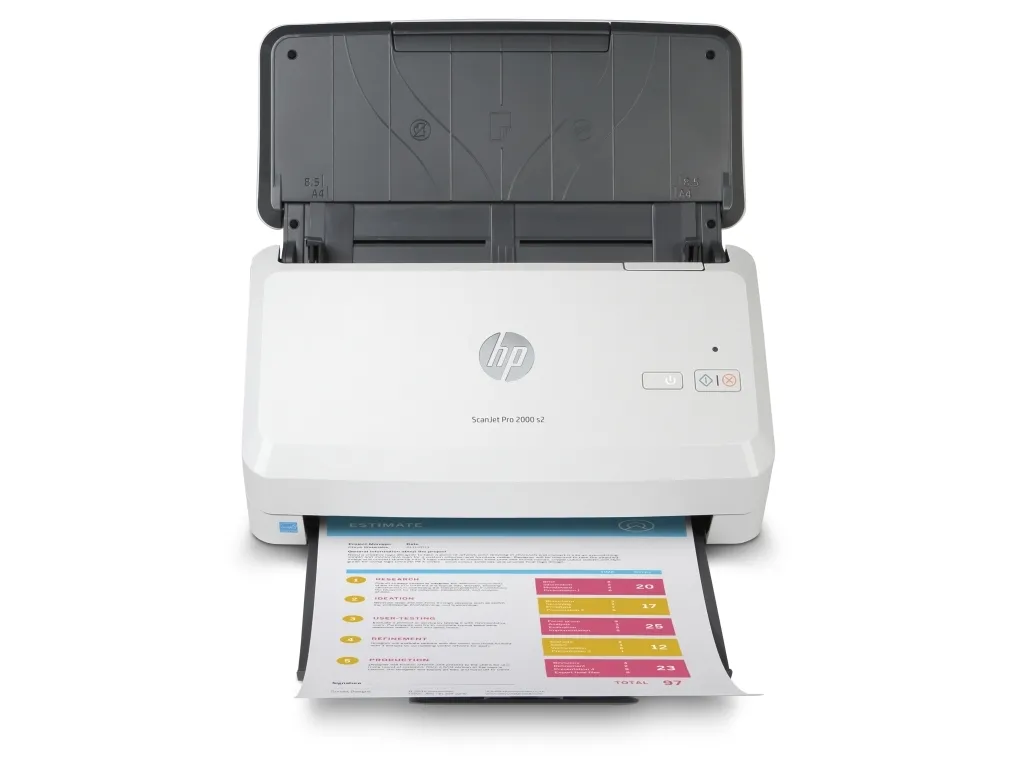 HP Scanjet Pro 2000 s2 Sheet-feed - Dokumentscanner - Duplex - 216 x 3100 mm - 600 dpi x 600 dpi - op til 35 ppm (mono) - ADF (50 ark) - op til 3500 scanninger pr. dag - USB 3.0