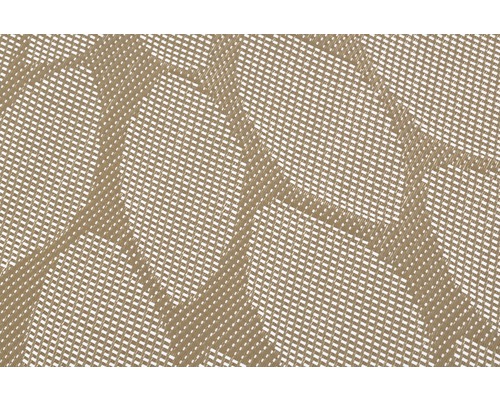 Geweven placemat, bladmotief, goud, 30 x 45 cm