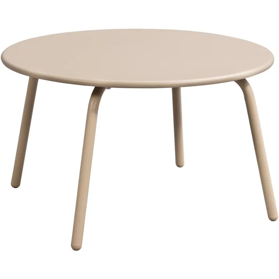 Bijzettafel Montreal - zand/metaal - 36xØ60 cm