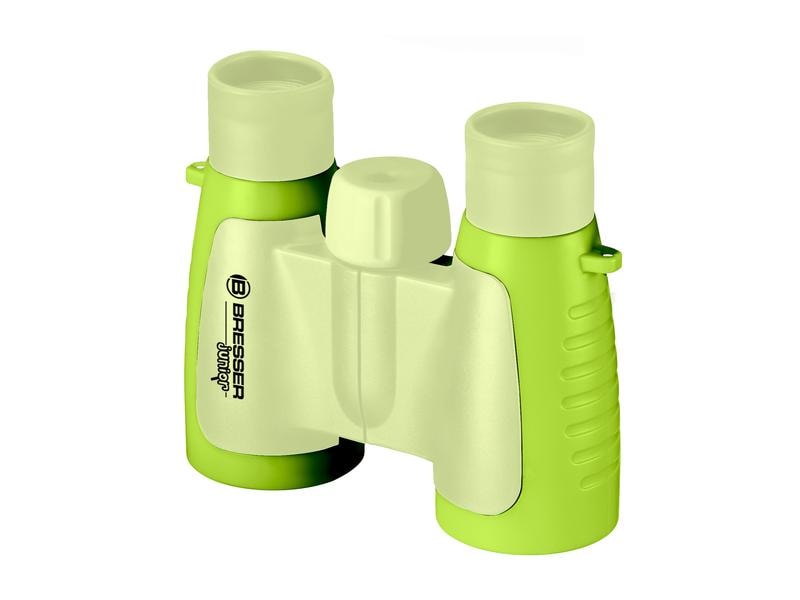 Bresser junior Outdoor Kinderfernglas Junior 3 x 30 grün Kinder-Feldstecher mit 3-fach Vergrösserung