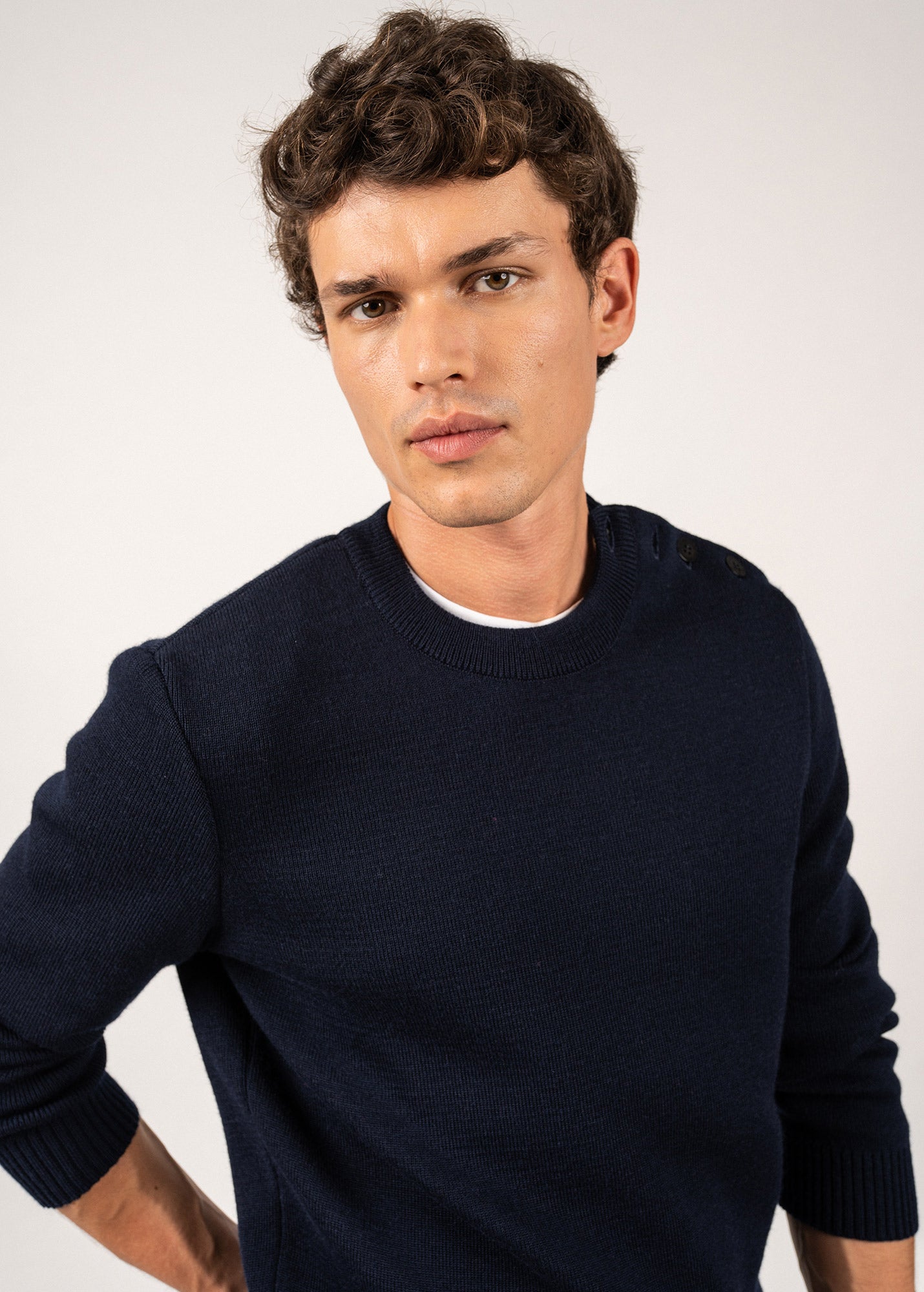 Pull marin uni Cancale