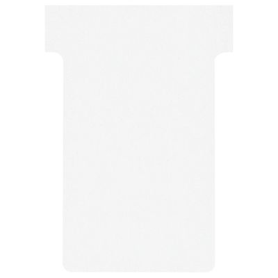 Nobo - 100 Fiches en T - Taille 2 - blanc