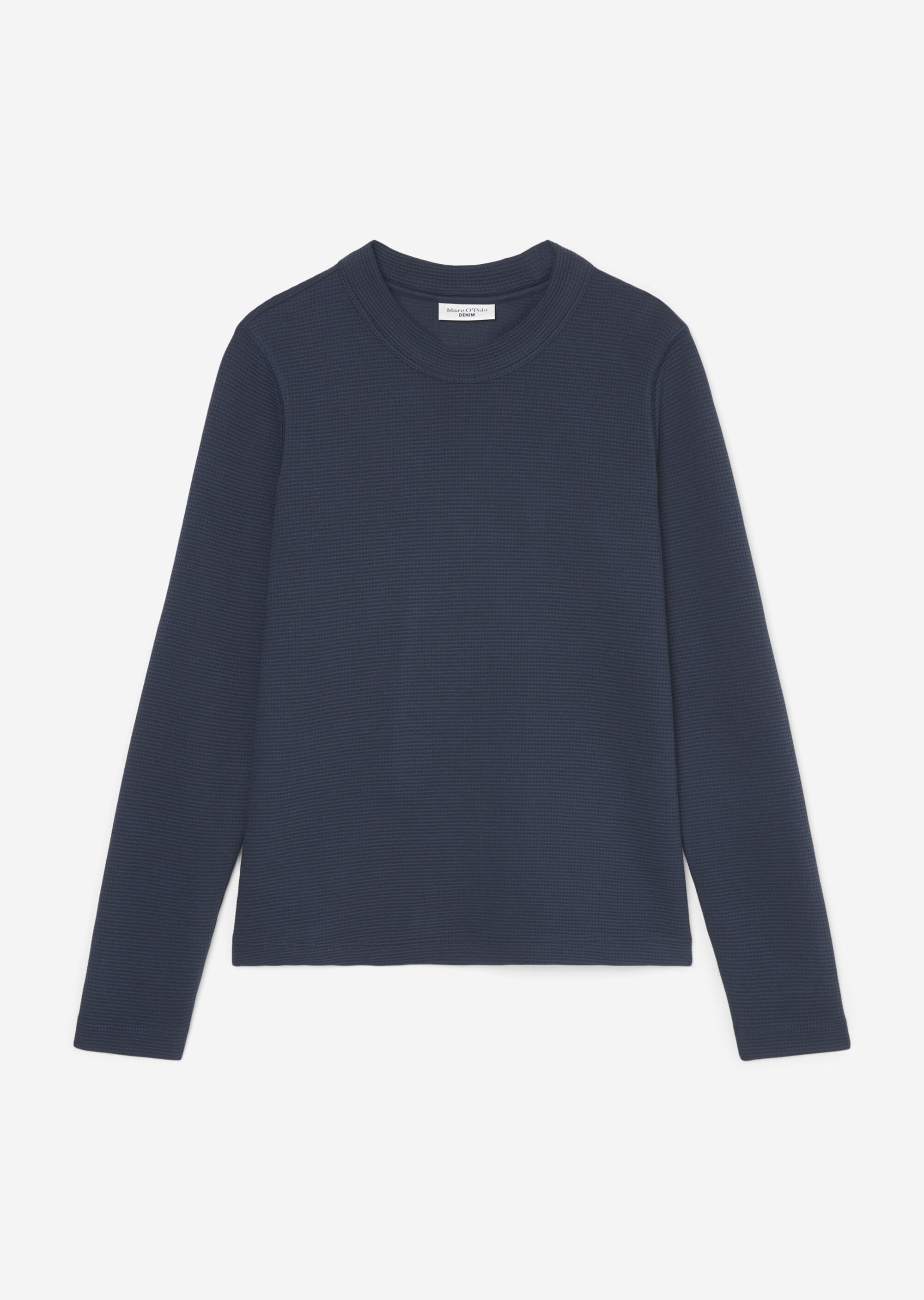 Longsleeve mit Waffel-Struktur aus Organic Cotton