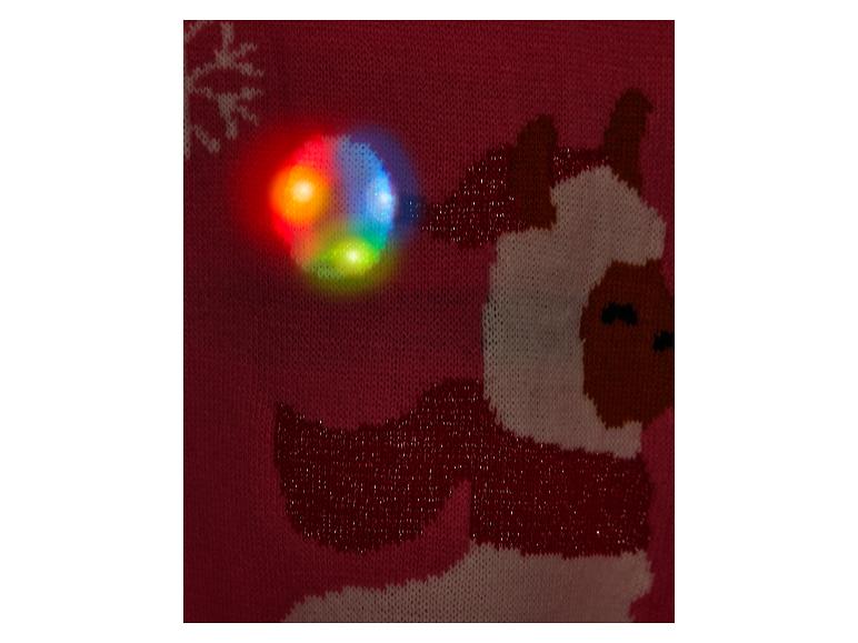 Kinder kersttrui met lampjes