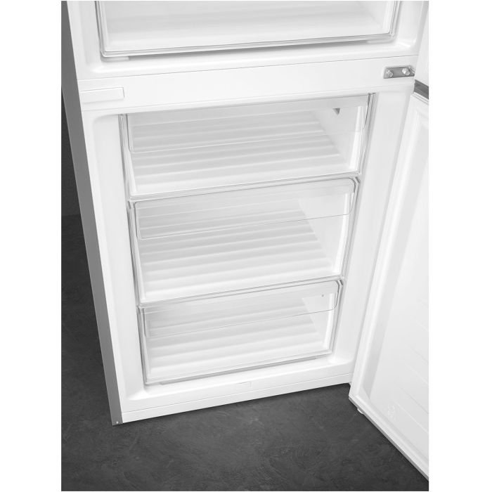 SMEG Kühl-Gefrier-Kombination FC18XDNE Edelstahl-Optik