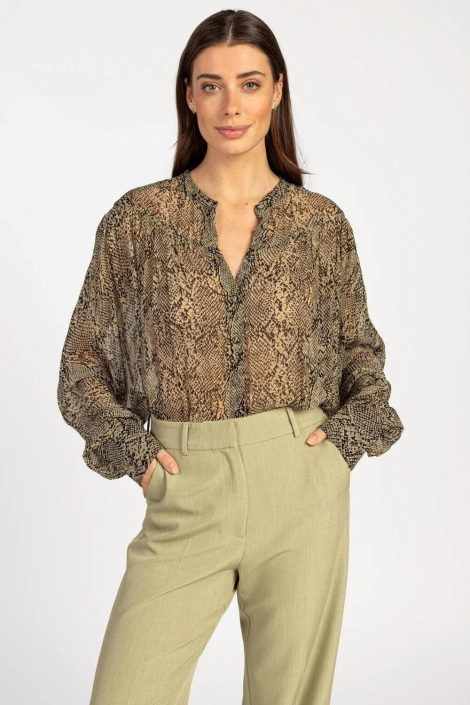 Aaiko groene dames blouse