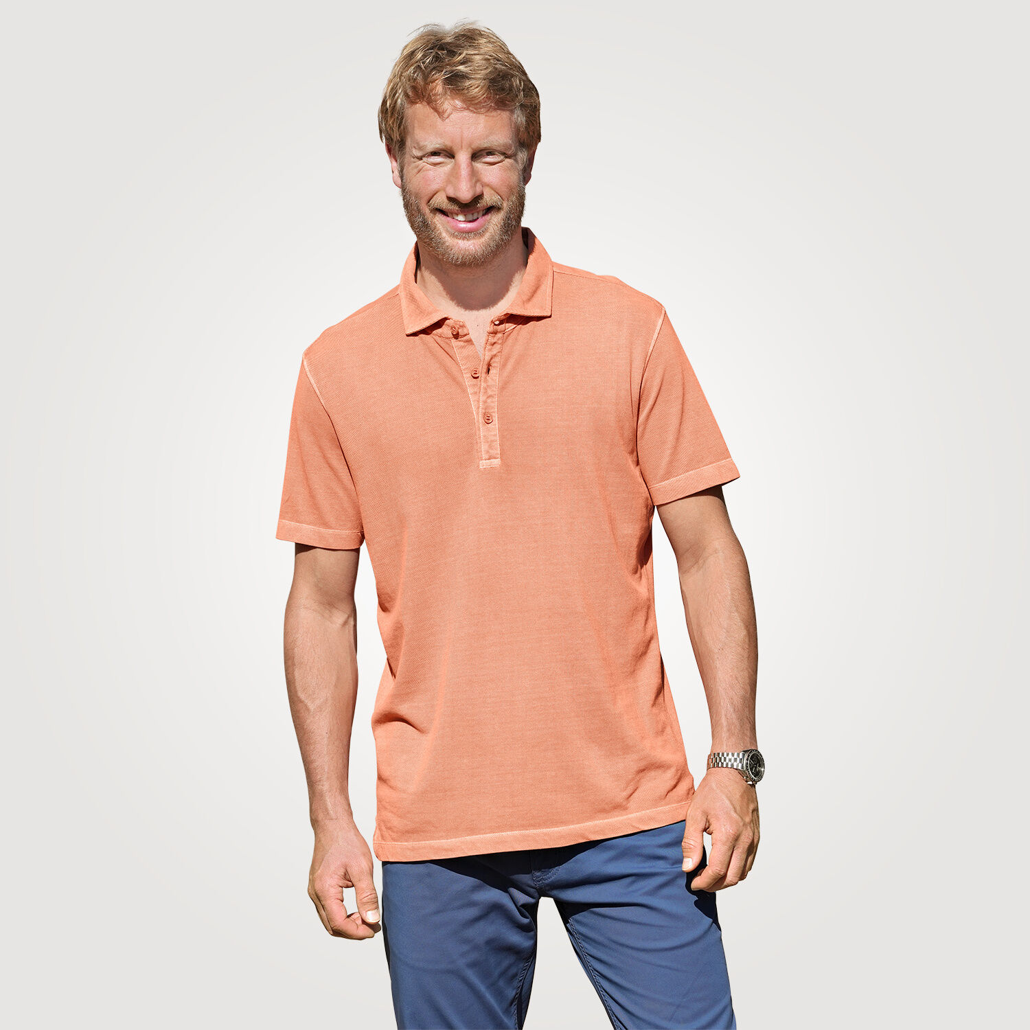 Polo-Piqué Shirt aus Baumwolle