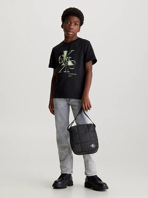 Bolsa de ombro acolchoada infantil