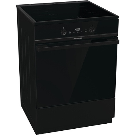 Cuisinière induction Hisense HEITS6E70BPMPG 71 L Noir