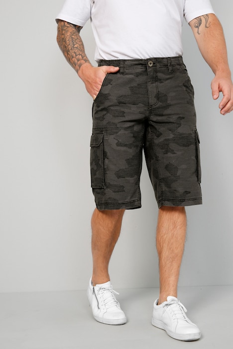 John F. Gee Cargo-Bermuda, Camouflage, Regular Fit, bis 74,