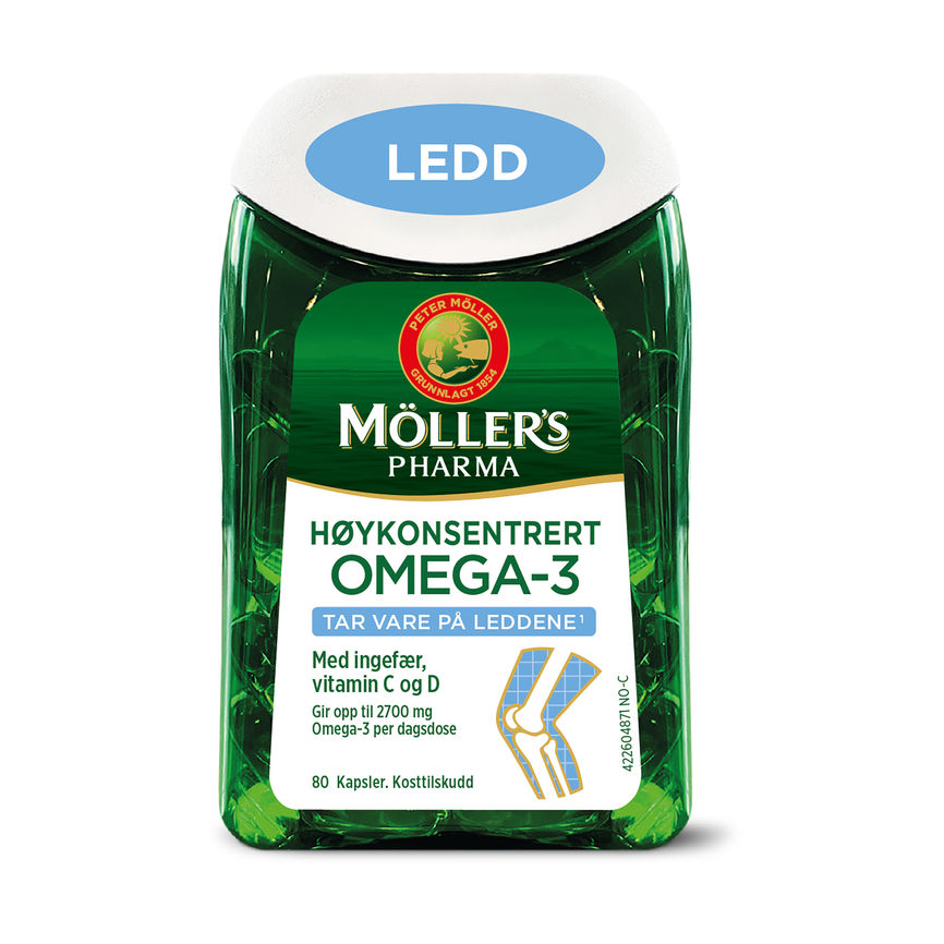 Möller's  Pharma Ledd 80 kapsler