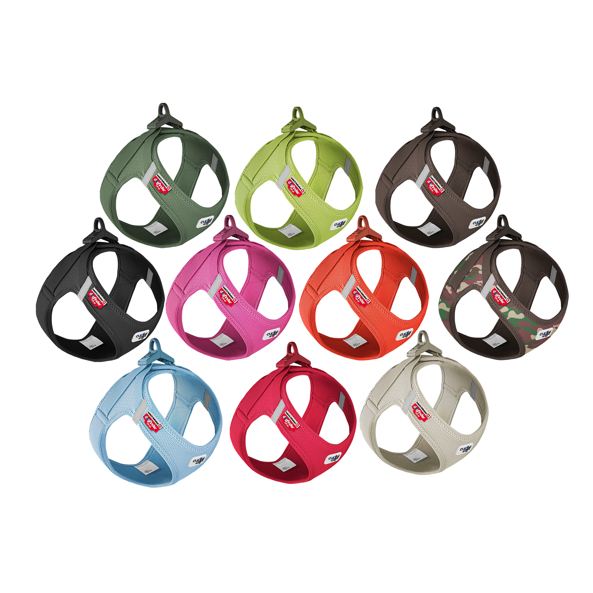 Curli Vest Harness Clasp Air-Mesh