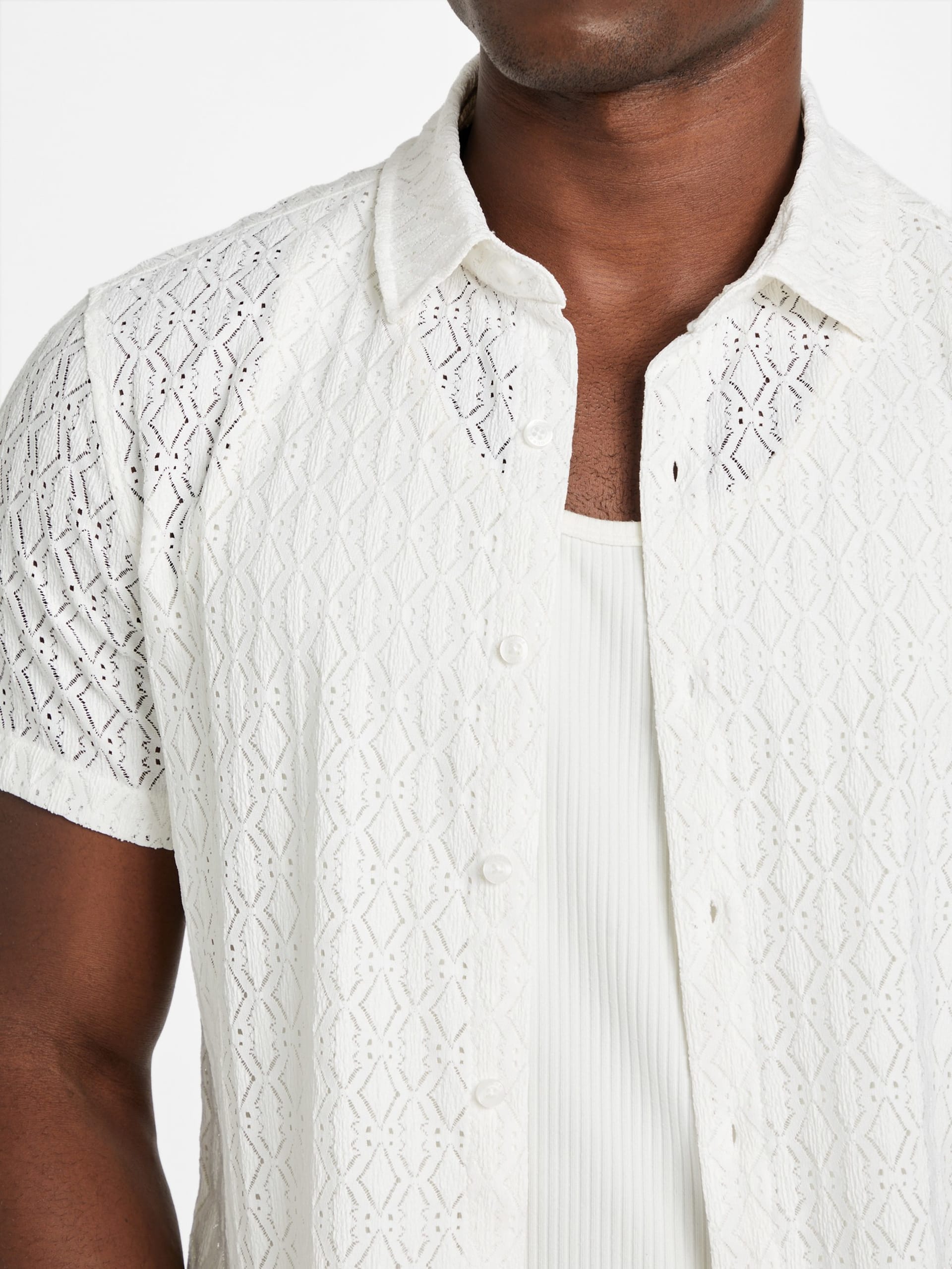 Camisa Reeves Perfurada