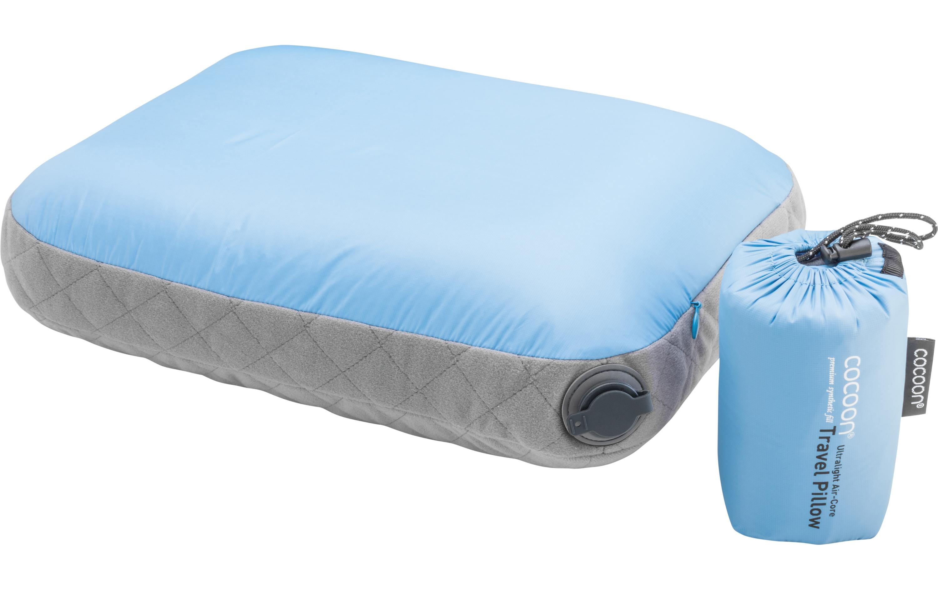 Reisekissen Air Core Pillow Ultralight, Blau, 28 cm x 38 cmUltraleichtes Reisekissen