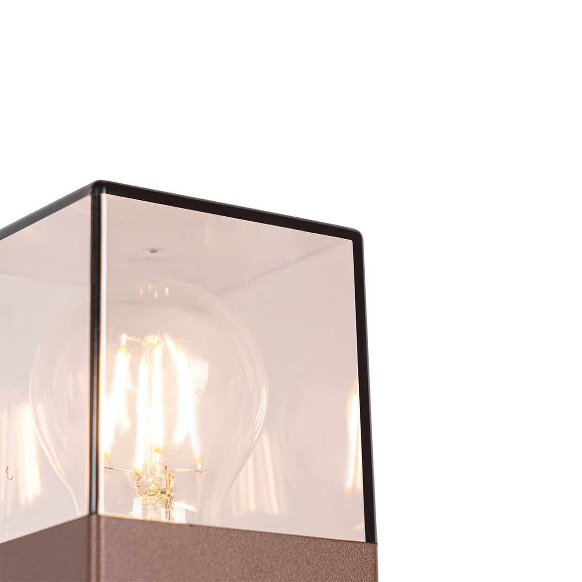 Industriële staande buitenlamp roestbruin 70 cm IP44 - Denmark