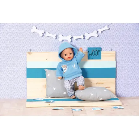 Dolly Moda Sport-Outfit Blau 36 cm