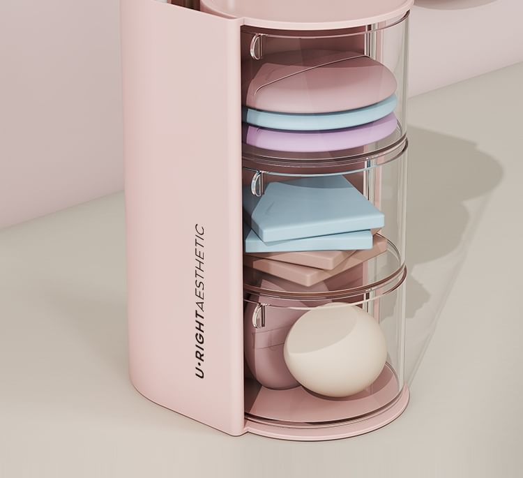 Tuhat - Plastic gelaagde make-up bureau organizer (verschillende ontwerpen)