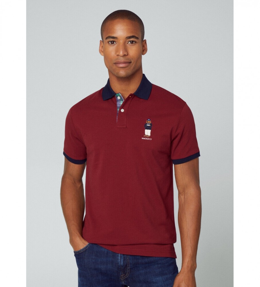 Hackett Polo Harry bordô
