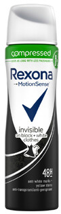 Rexona Invisible On Black   White Clothes Anti-transpirant Compressed 75ML